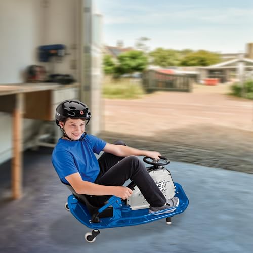 Blue 12 MPH Drifting Cart with 40 Min Ride Time Y209465