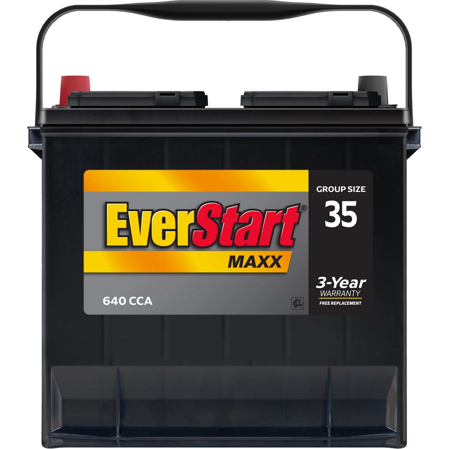 Group Size 35 12 Volt 640 CCA Lead Acid Automotive Battery C7480