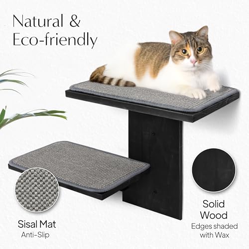 Cat Wall Shelves with Sisal Scratching Post P518