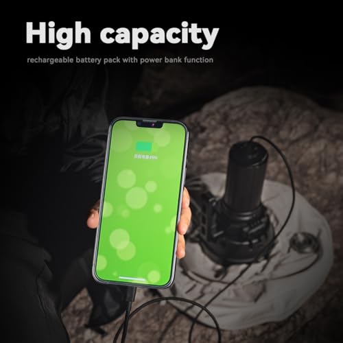 200,000 Lumens Rechargeable Flashlight K35313