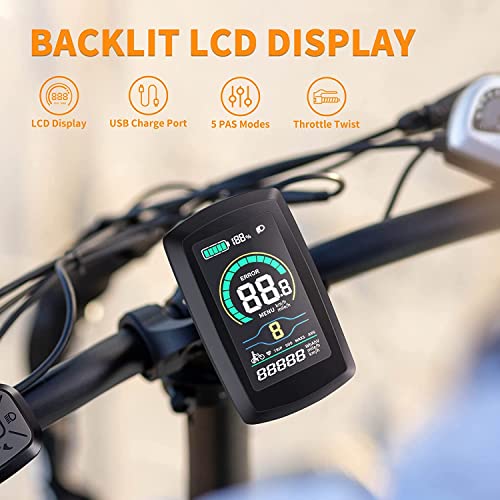 850W Motor 28MPH Max Speed Folding Ebike with 48V 10AH Removable Battery X3830