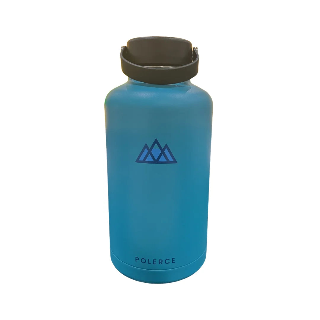 64 fl oz Blue Stainless Steel Vacuum Insulated Bottle W417