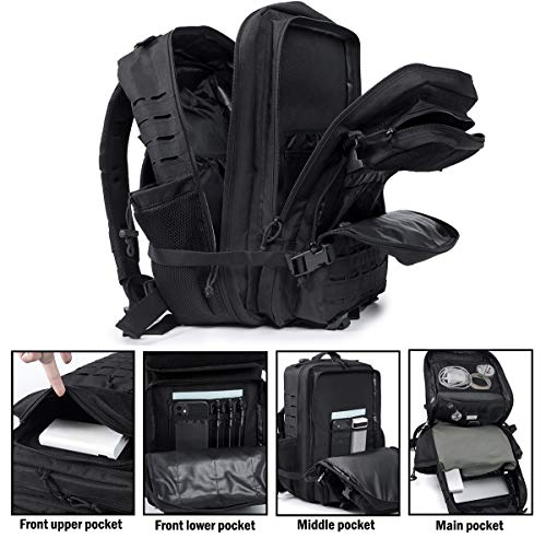 25L/35L/45L Military Tactical Backpack with Bottle Holder L17959