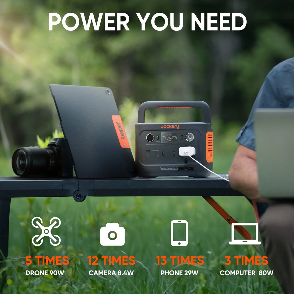 Portable Power Station, 288Wh LiFePO4 Battery L717
