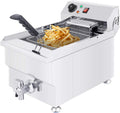 Electric Oil Fryer With Removable Basket Stainless Steel 17 L I192