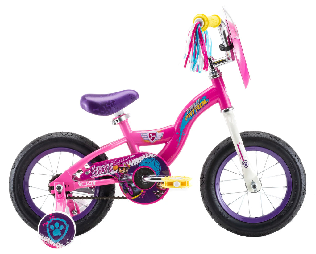 12 inch Magenta Pink Kids Bike S277