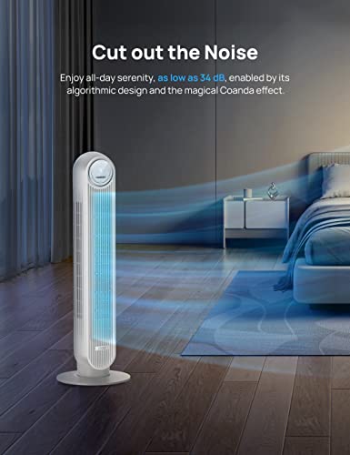 70° Oscillating 42 Inch Quiet Tower Heater with Remote J15290