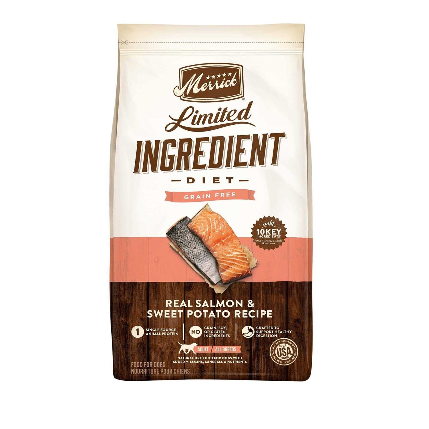 Limited Ingredient Diet Grain Free Real Salmon Sweet Potato Dry Dog Food T508167
