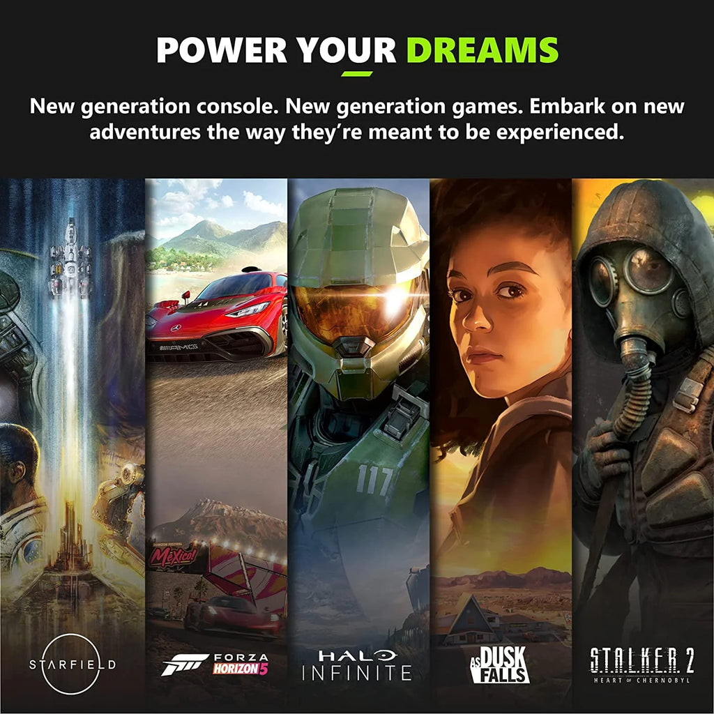 Black 1TB SSD Xbox Series X Gaming Console Bundle X642644