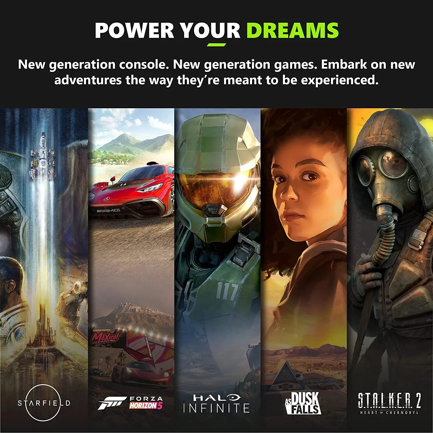 Black 1TB SSD Xbox Series X Gaming Console Bundle X642644