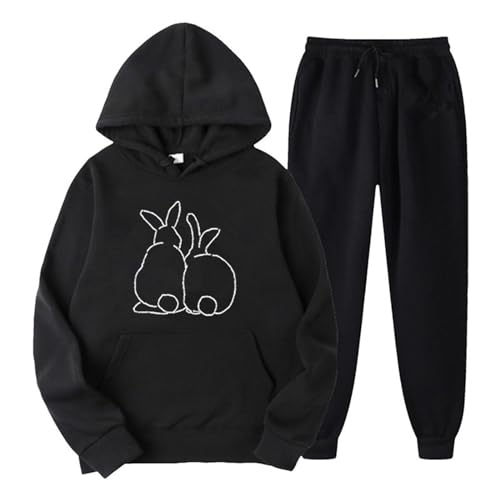 2 Piece Sweatsuit Set with Hoodie and Sweatpants M603