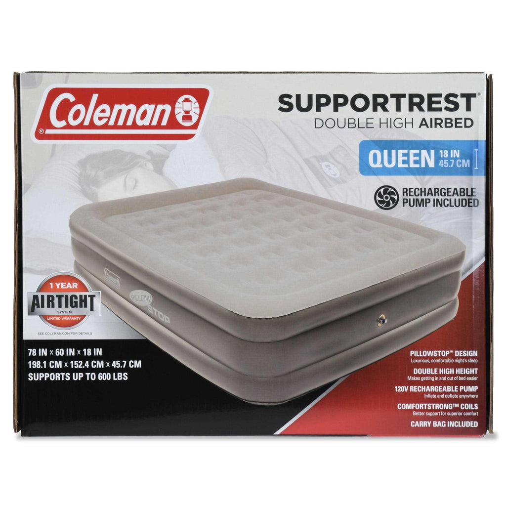 Queen Double High Airbed with Pump F1452
