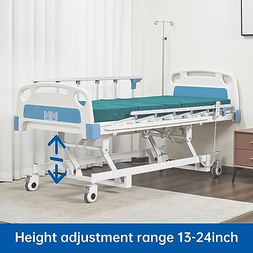 Electric Hospital ICU Bed with Mattress & IV Pole B92707