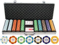 500pc 13.5g Clay Poker Chips W802309