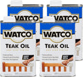 Clear Teak Oil Finish, 4 Pack R52215