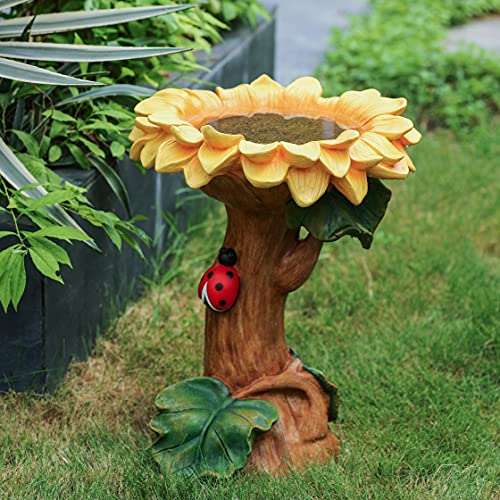Powder Blue Ceramic 20-in Tall Birdbath O515942