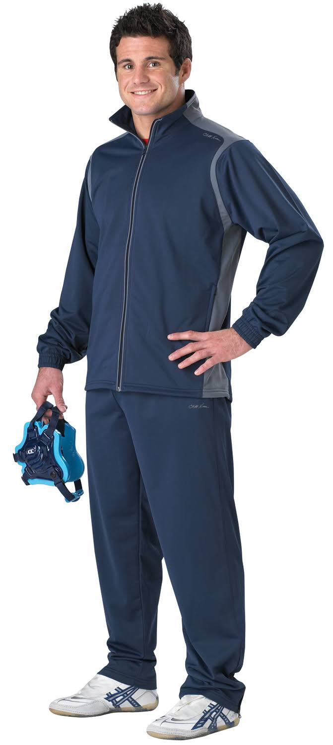 Navy Gray Wrestling Warm-Up Suit A250