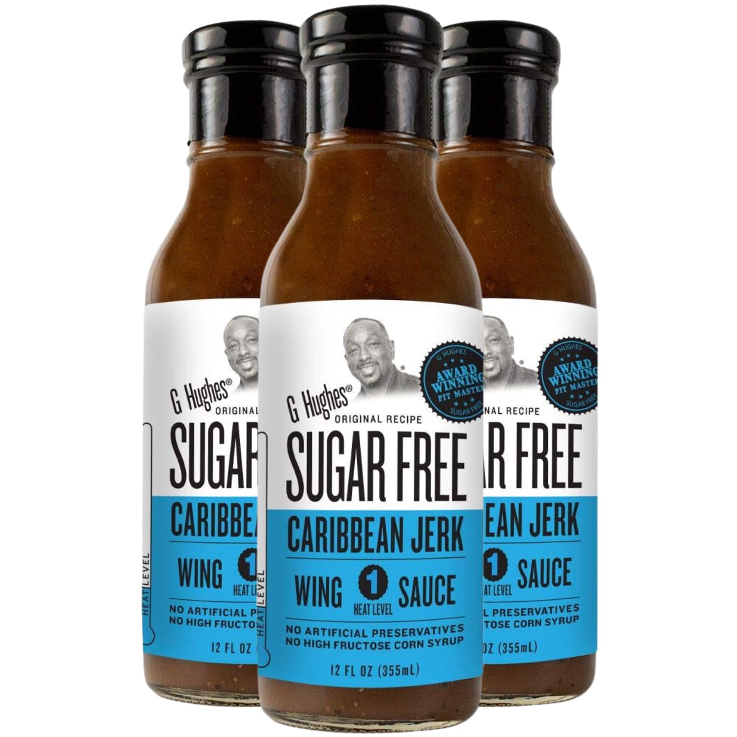 Caribbean Jerk Wing Sauce, 12 Oz. (3 pack) Y7518