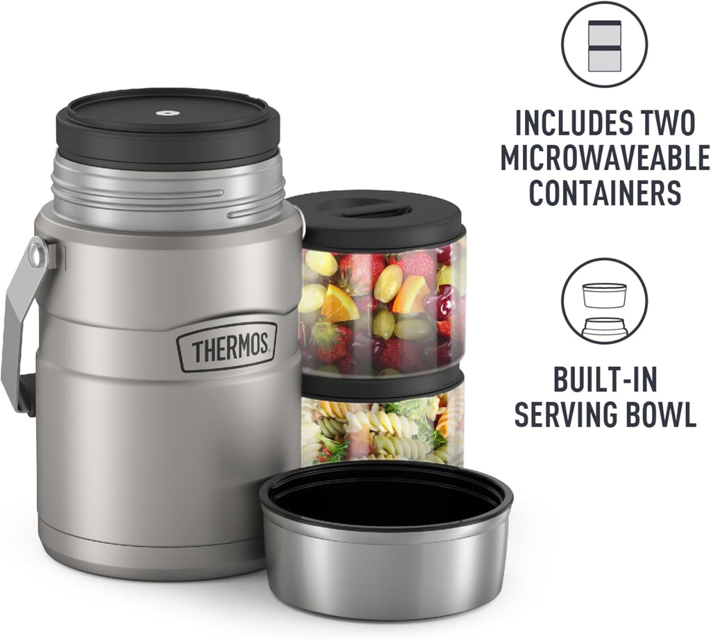 47 Ounce Stainless Steel Vacuum-Insulated Food Jar G9259
