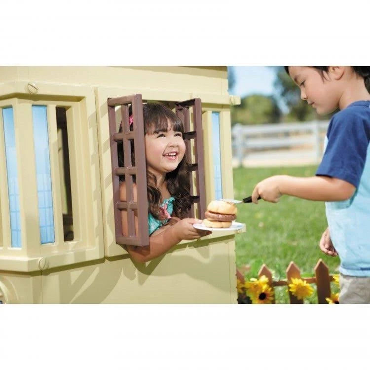 Tan Cape Cottage Small Compact Portable Playhouse T8020