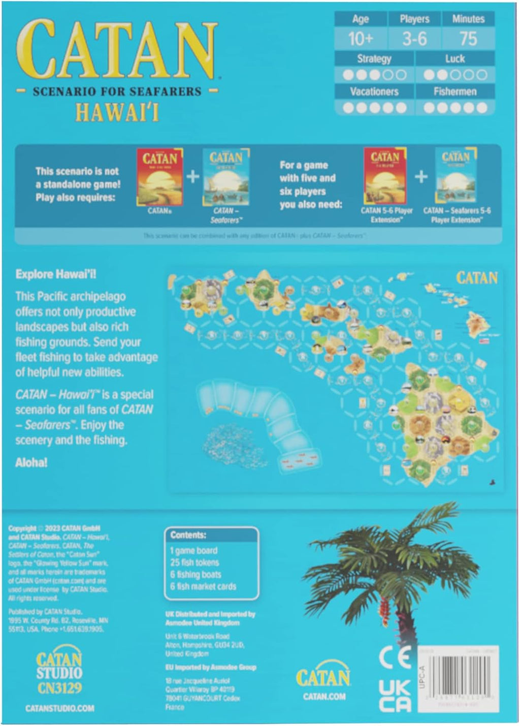 Hawai'i Scenario Expansion for CATAN Seafarers I468925
