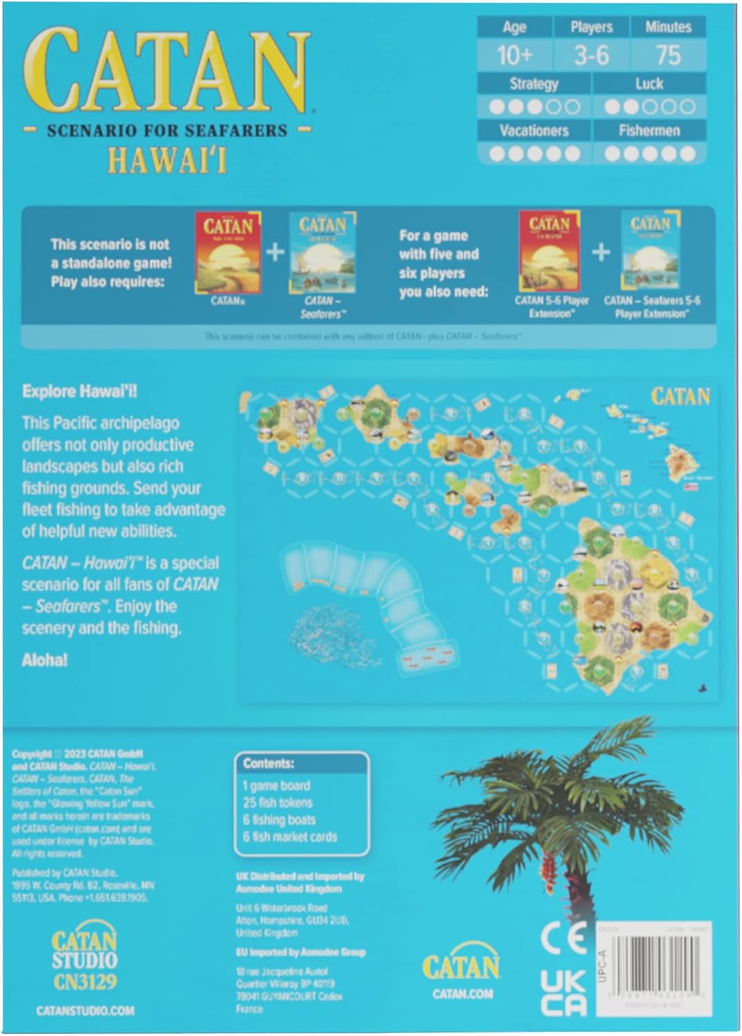 Hawai'i Scenario Expansion for CATAN Seafarers I468925