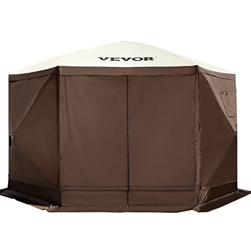 10x10ft Pop Up Gazebo Tent with Mosquito Netting S198626