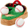 Baseball Hide & Seek Puzzle Plush Squeaky Dog Toy U89062