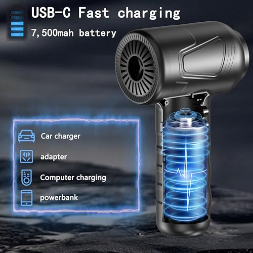 Cordless Electric Air Duster with LED Light U805