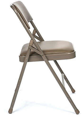 Navy Vinyl Folding Card Table and Chair Set (5pc) J707005