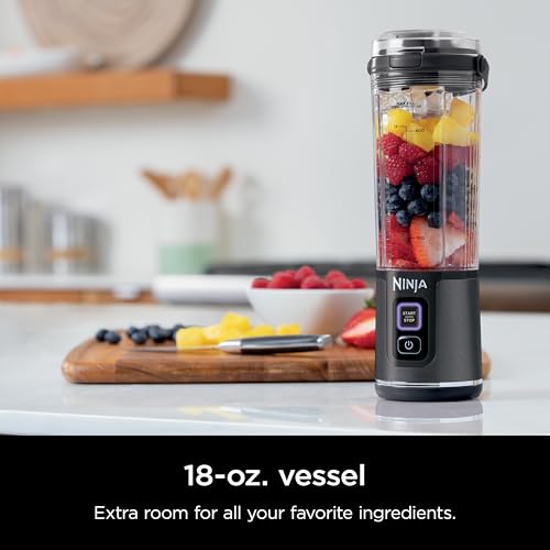 Black Cordless Portable Blender 18oz N47380