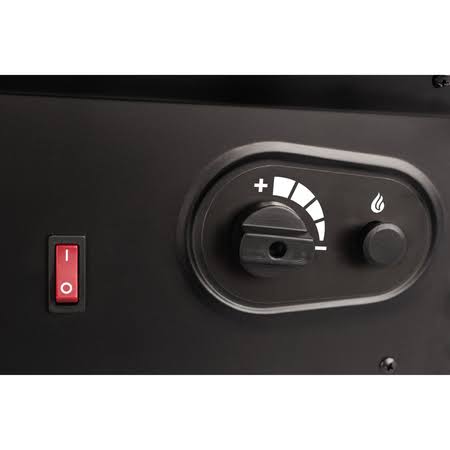 Black Portable Forced Air Propane Heater D8609