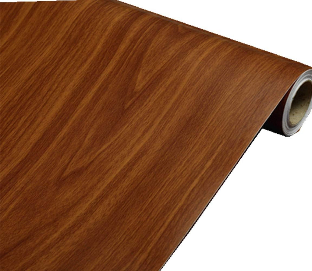 15.8inch by 79inch Wood Grain Adhesive Vinyl Film Peel Stick Wallpaper Z182344