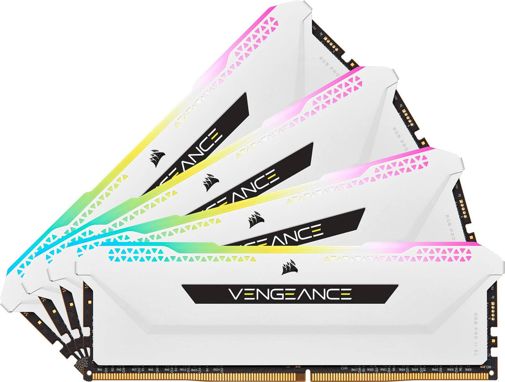 32GB (4x8GB) DDR4 3200MHz C16 White Memory Kit P786994