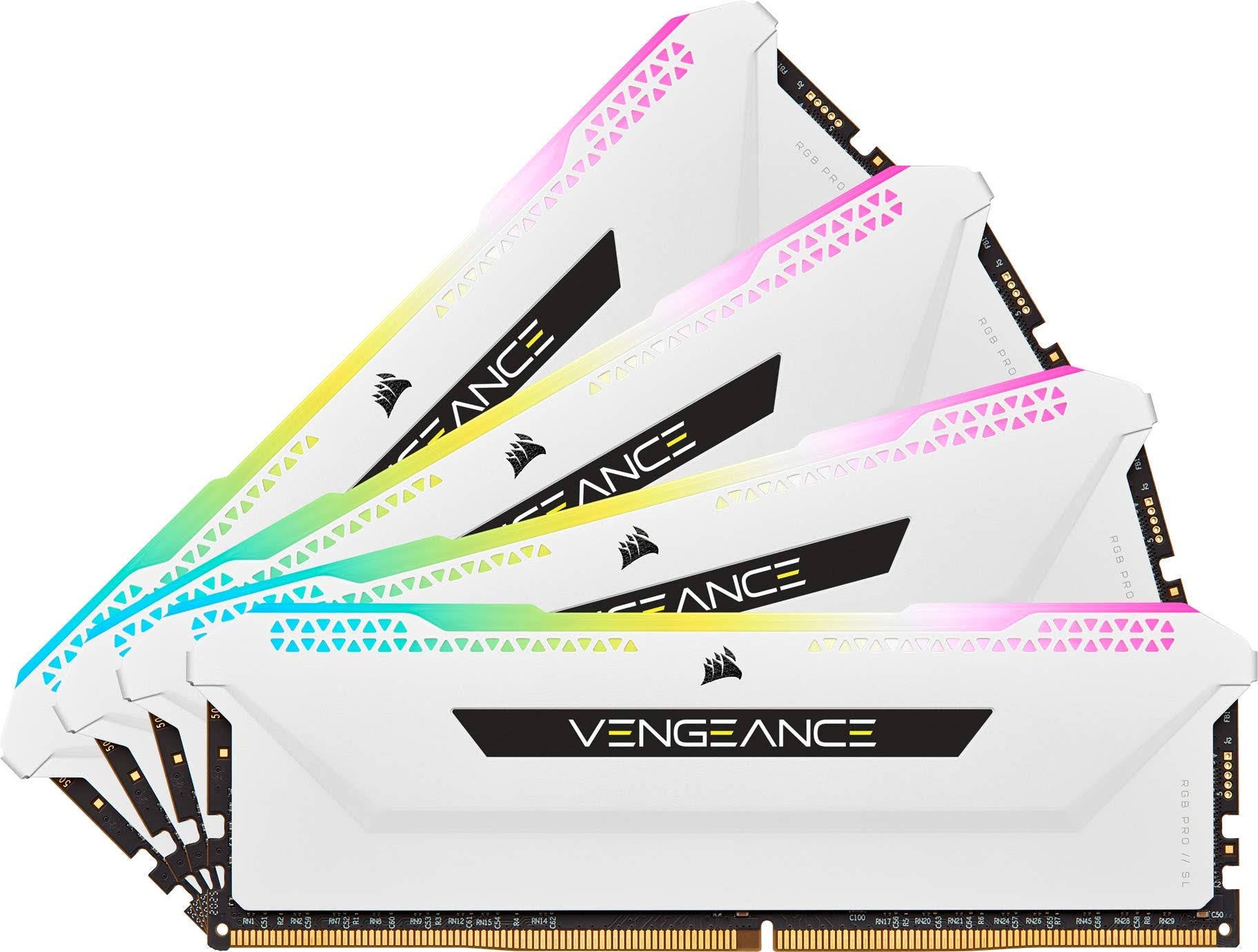 32GB (4x8GB) DDR4 3200MHz C16 White Memory Kit P786994