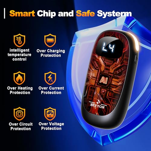 Rechargeable Electric Hand Warmers with LED Display H5427