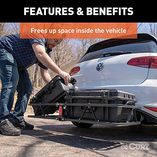 48 x 20-Inch Black Steel Cargo Carrier K861898
