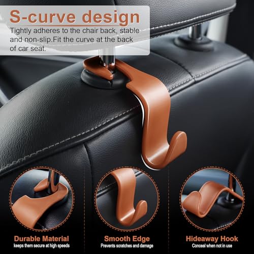 4-Pack Car Seat Headrest Hook B91062