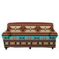 Red Aztec Print Sofa Cover X8890