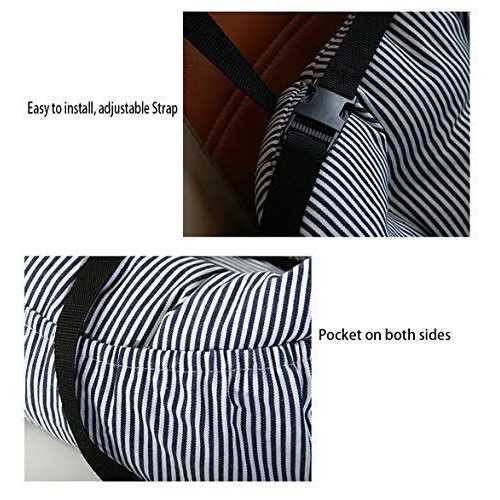 Dog Car Seat Pet Booster Seat with Storage Pocket W442321