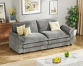 Light Grey L Shaped Chenille Sectional Sofa B71150