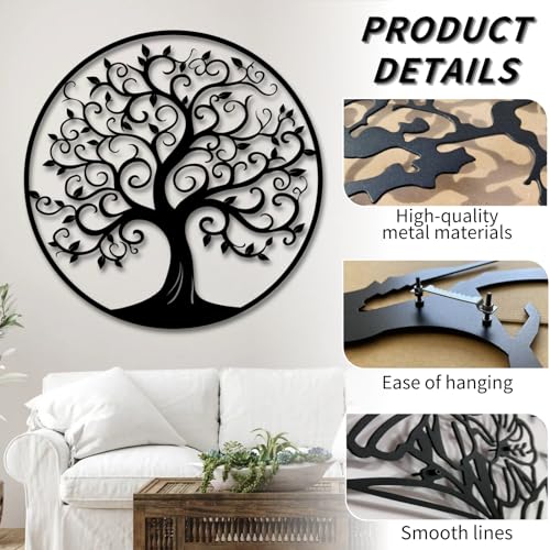 Metal Tree Wall Art 47×47 cm I43417