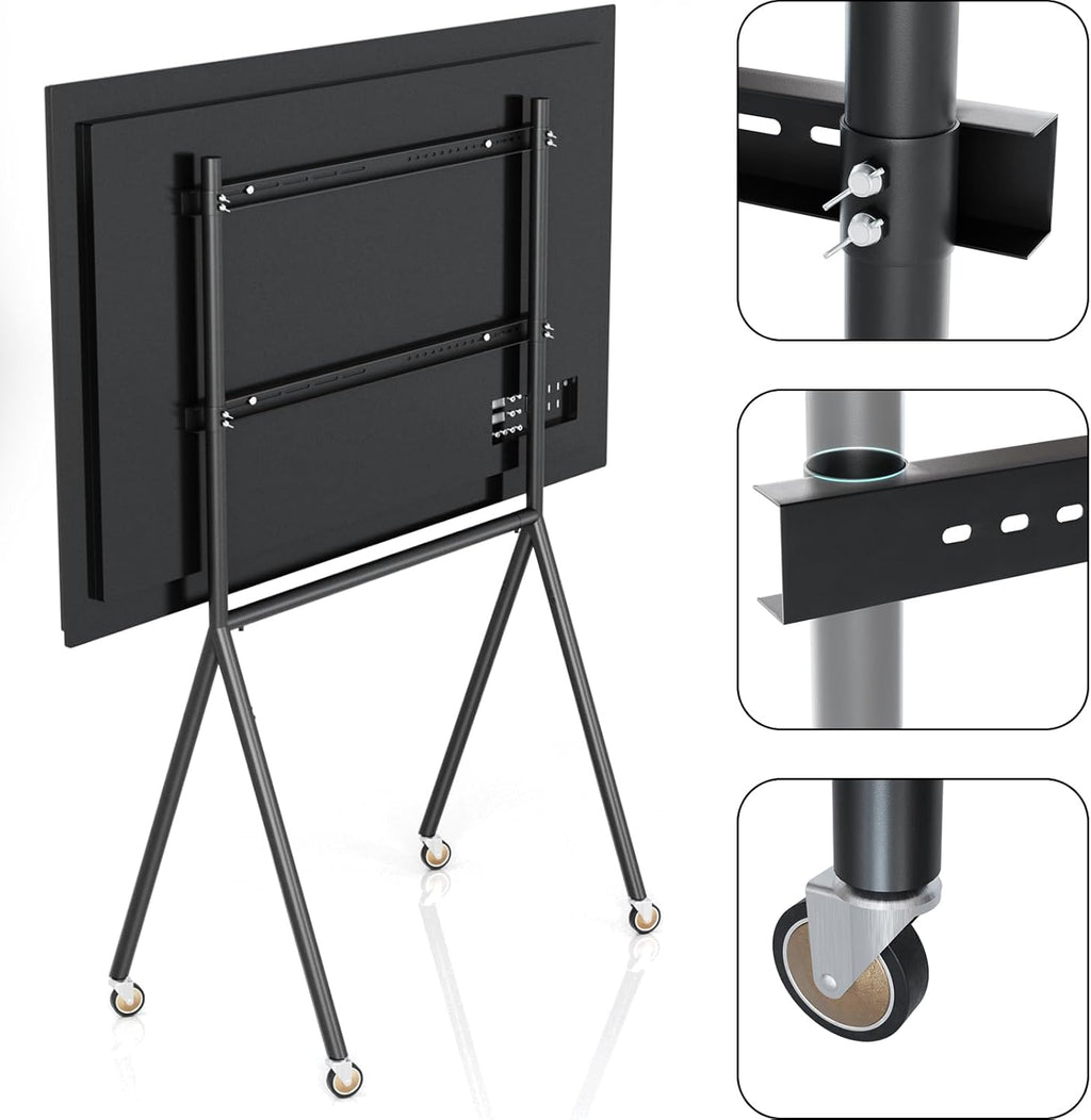 TV Easel Stand 37"-70" inch Adjustable with Wheels B30156