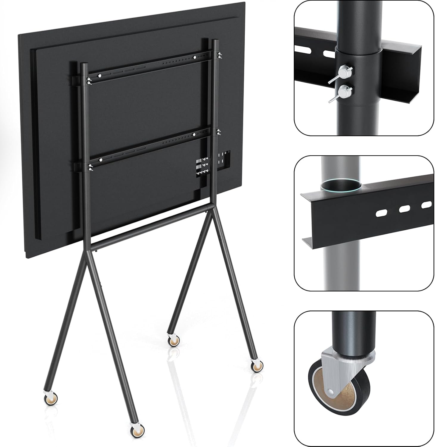 TV Easel Stand 37"-70" inch Adjustable with Wheels B30156