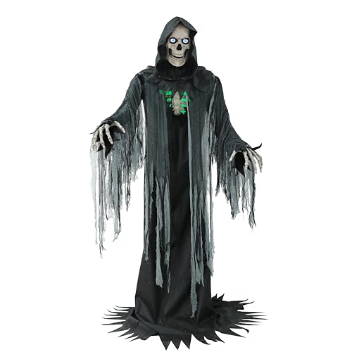 7.5-Ft. Tall Motion-Activated Animatronic with Sound Effects and Lights S101