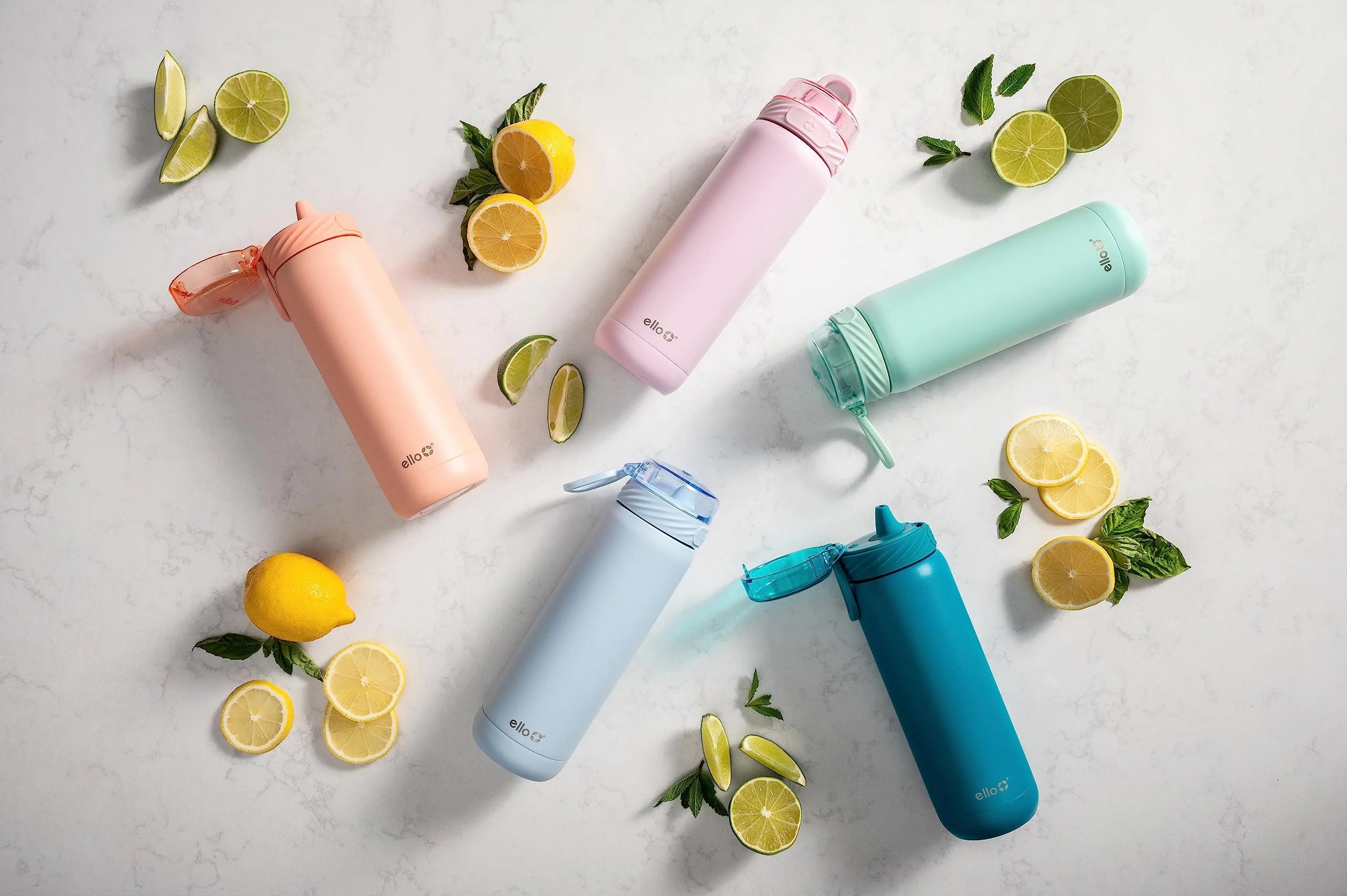 22oz Stainless Steel Water Bottle with Straw and Carry Handle Z716615