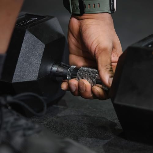 Black Rubber Coated Hex Dumbbell Pair D173911