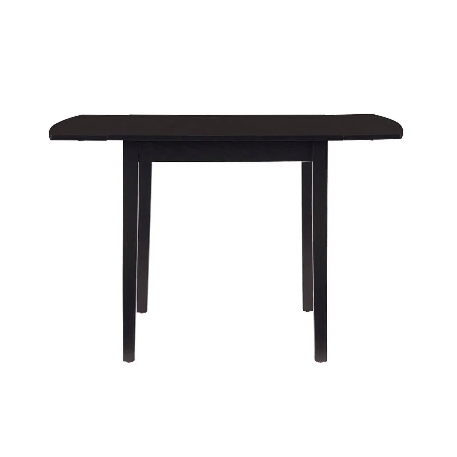 Black Wood Square Drop Leaf Table U19330