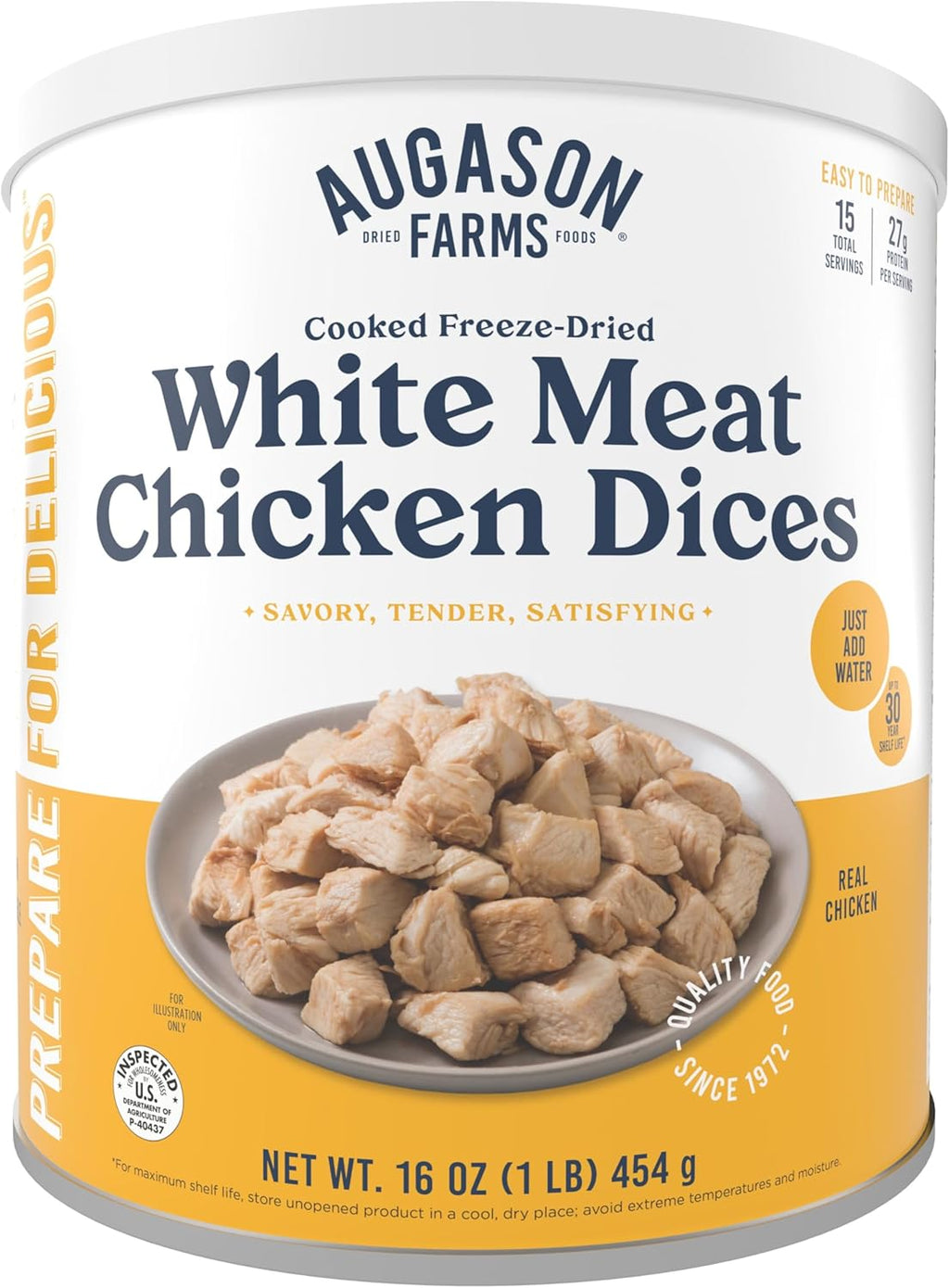 Freeze-Dried White Meat Chicken, 16 oz Z7548