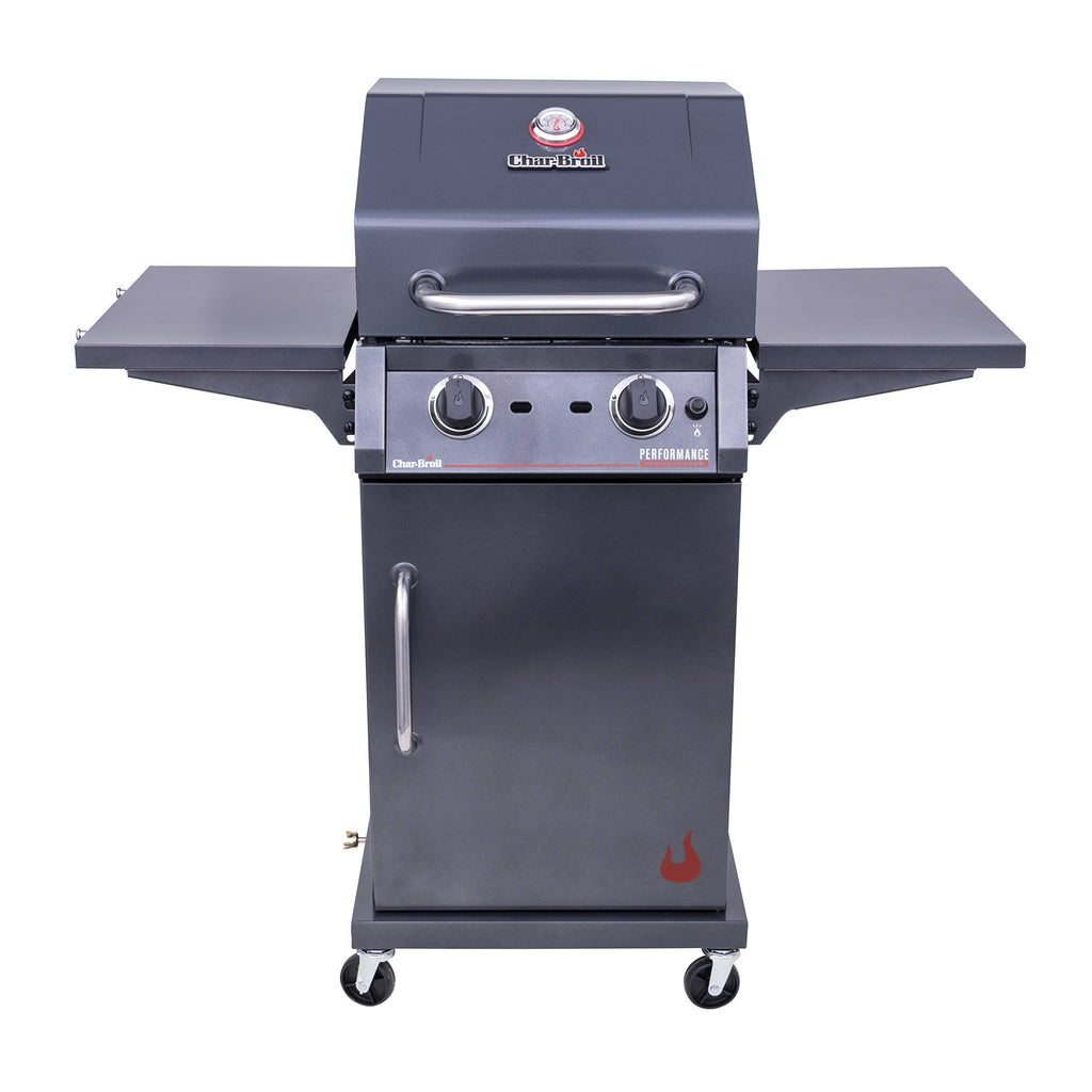 Metallic Gray 2-Burner Liquid Propane Gas Grill P313